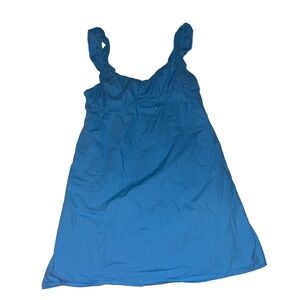 Sim Sam Blue Sleeveless Wide Straps Sundress Womens Dress Size Medium